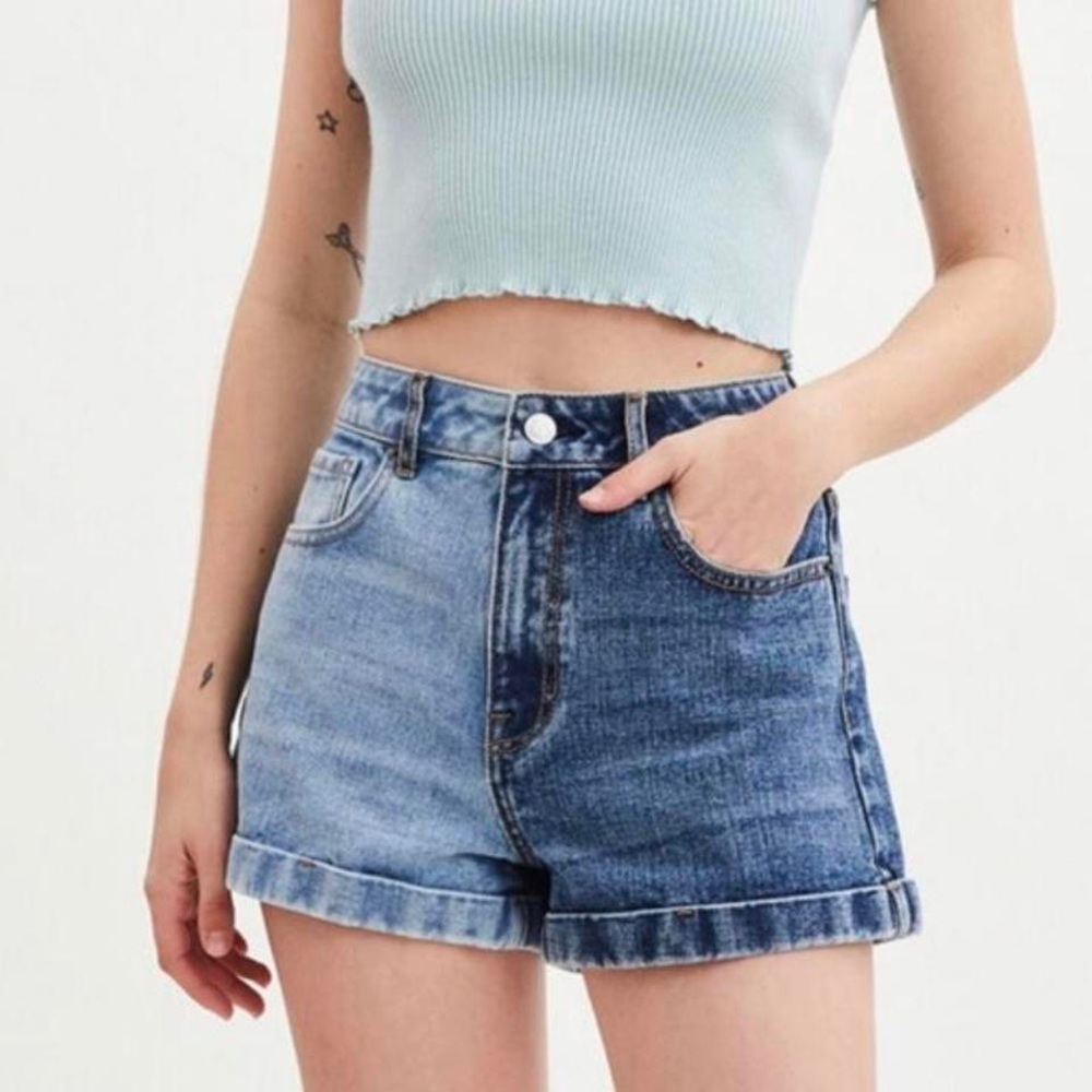 PacSun Two-Toned Denim Shorts